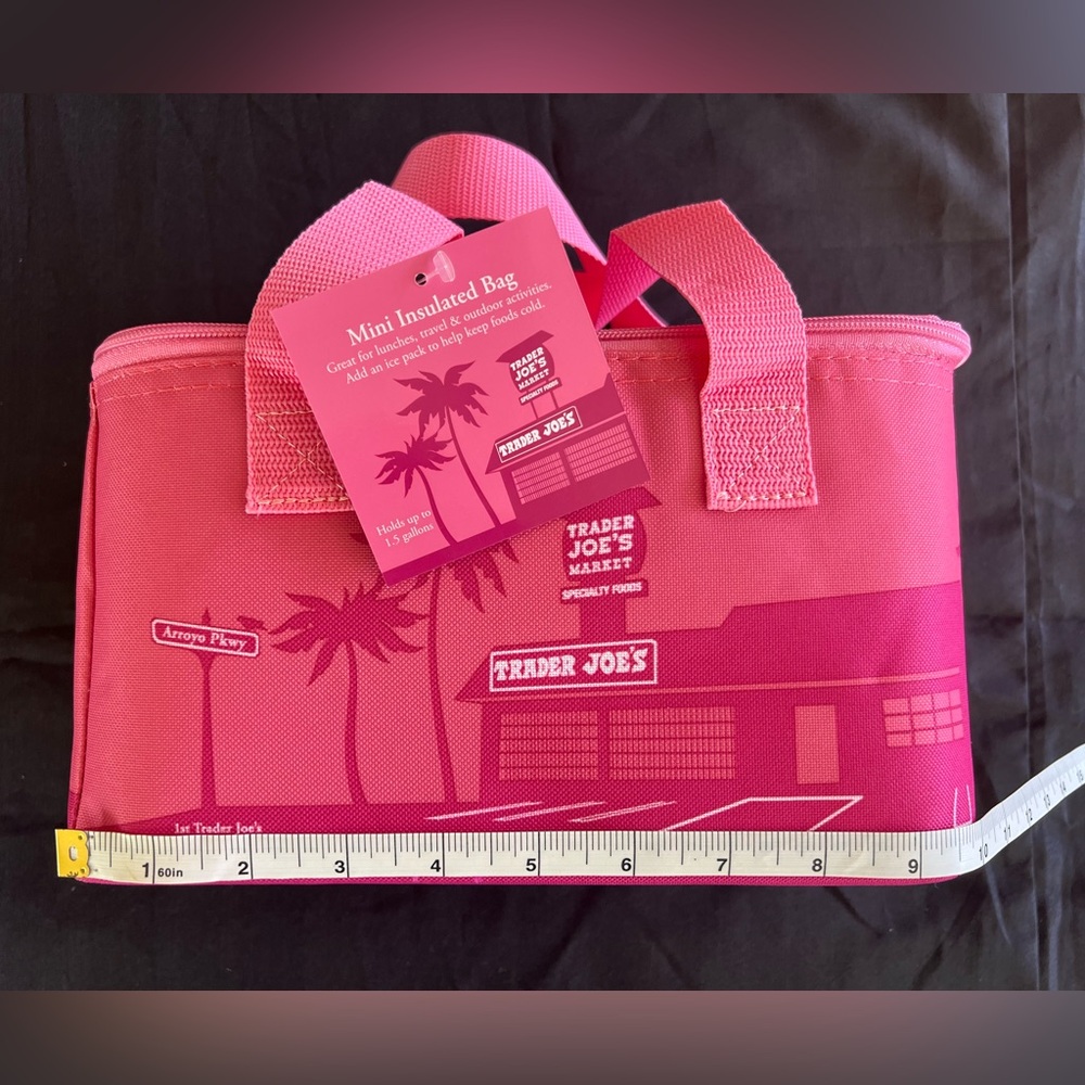 Trader Joe's Pink Insulated Bag